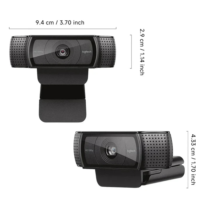 HD Pro 1080p Webcam Upgrade with Widescreen Black-3