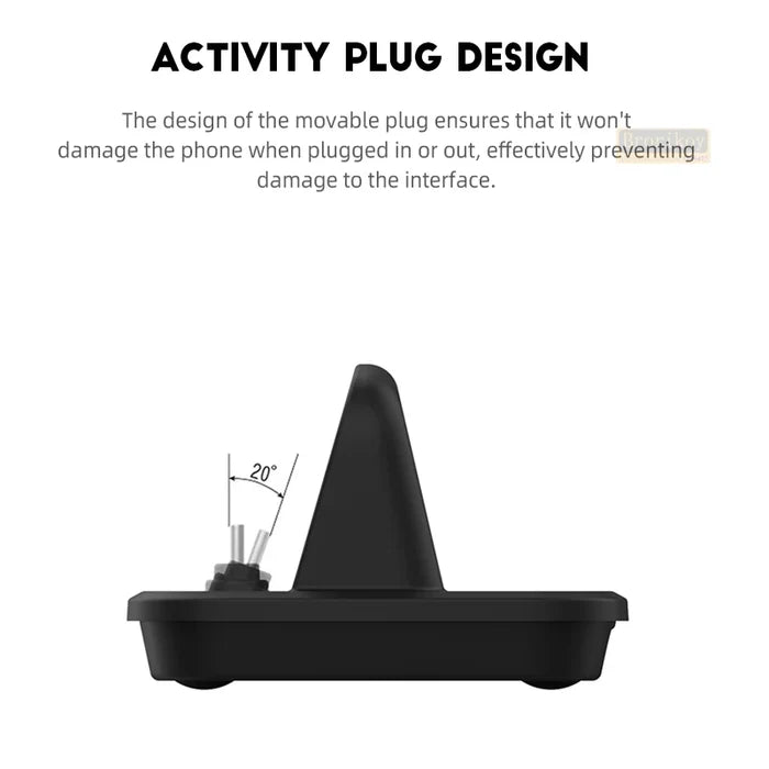Silhouette icon representing the 120W USB-C Fast Charging Dock's sleek profile