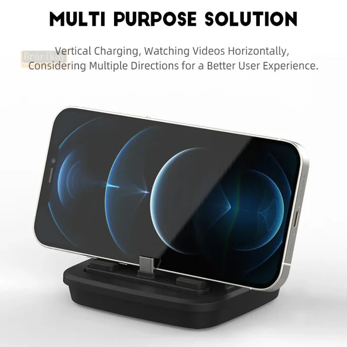 120W USB-C Fast Charging Dock front view showing multiple charging ports