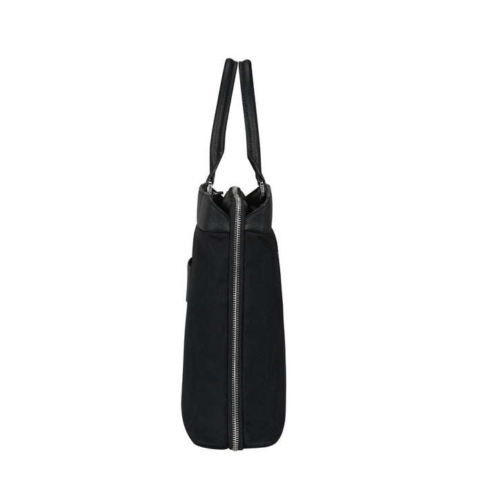 Samsonite Luggage 15.6" black briefcase with sleek design and multiple compartments for organization.