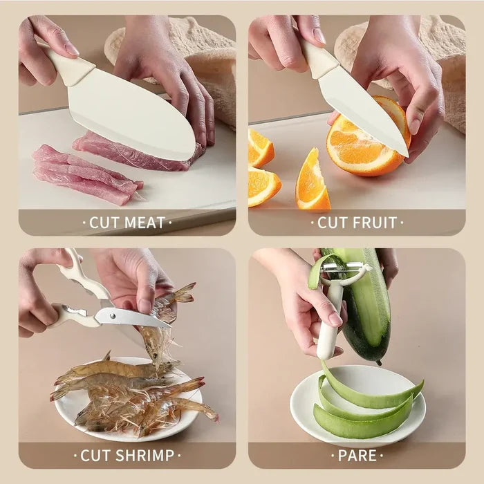 5 piece kitchen knife set