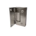 90° Wall to Glass Shower Door Hinge for Frameless Showers (Half Plate)