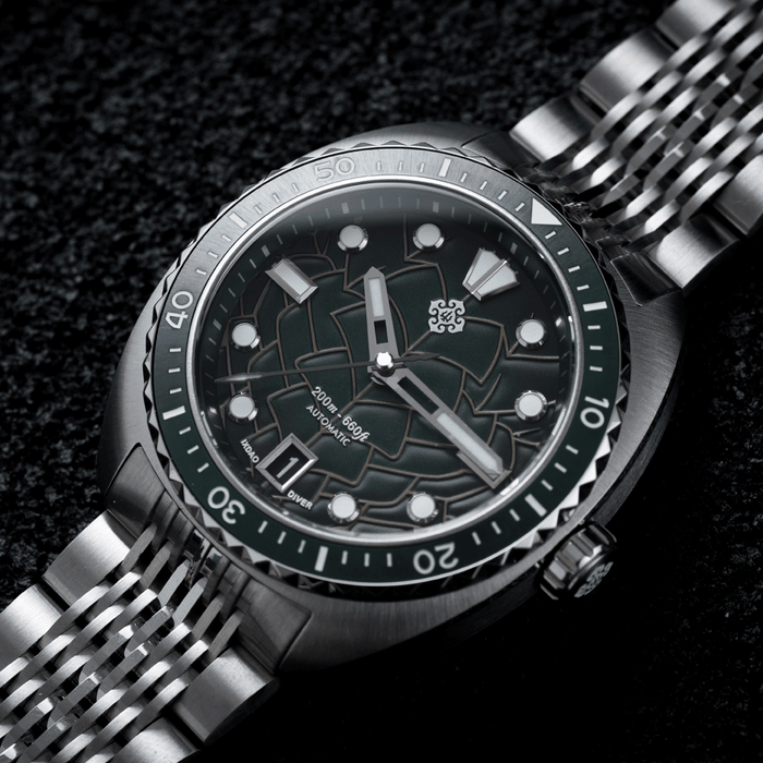 Abalone Diver - Green Dragon - Ixdao Watches