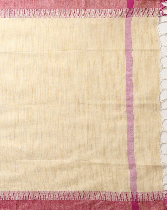 Adorable Khadi Cotton Handcrafted Violet Suit (T+B+D)