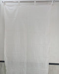 Airy Handcrafted White Applique Curtain (Set of 2)