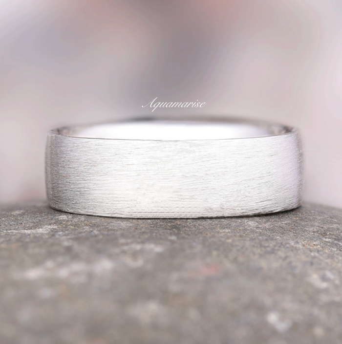 Alice Rainbow Moonstone Couples Ring Set by Aquamarise, a matte finish sterling silver band from matching couples' rings and meaningful jewelry gifts collections.