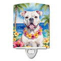 American Bulldog Luau Ceramic Night Light-0