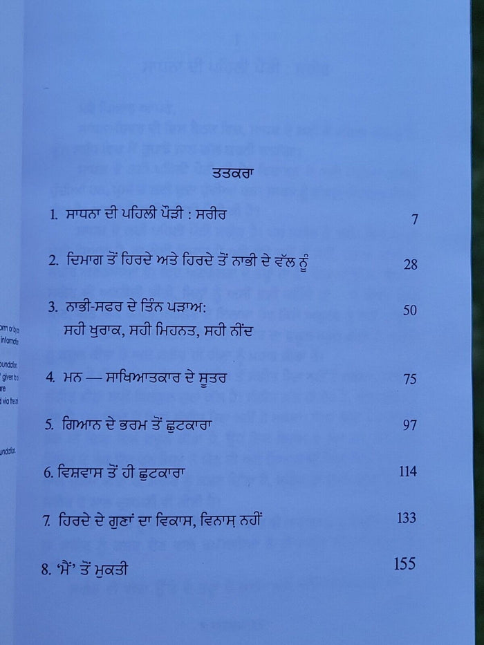 Antaryatra OSHO Rajneesh The Inne Journey Translated Punjabi Literature Book B56