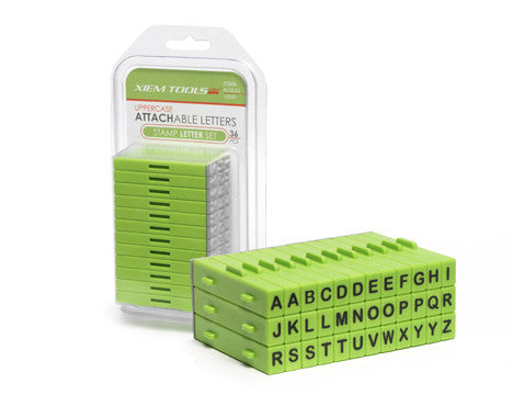 Attachable Letters Stamp Set 36 pcs Uppercase