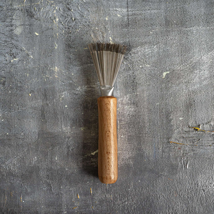 Bamboo hair brush and comb set