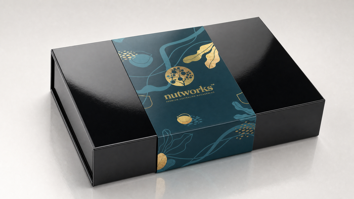 BLACK HAMPER BOX - LARGE
