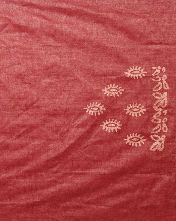Khadi Cotton Wax Batik Hand Dyed Green Suit