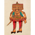 Multicolor Handcrafted Leather Ravana Painting
-Indiehaat