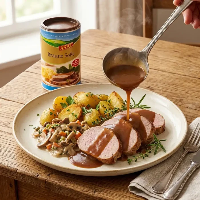 Braune Sauce ohne Hefe