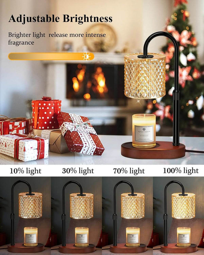 Candle Warmer Lamp 4 Level Dimmer Height Adjustable-2