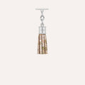 Capsule Tassel Mini | Petal Bloom  with Silver hardware