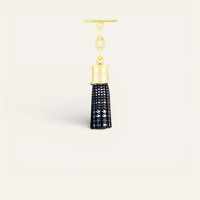 Capsule Tassel Mini | Plaid Dreams with Gold hardware