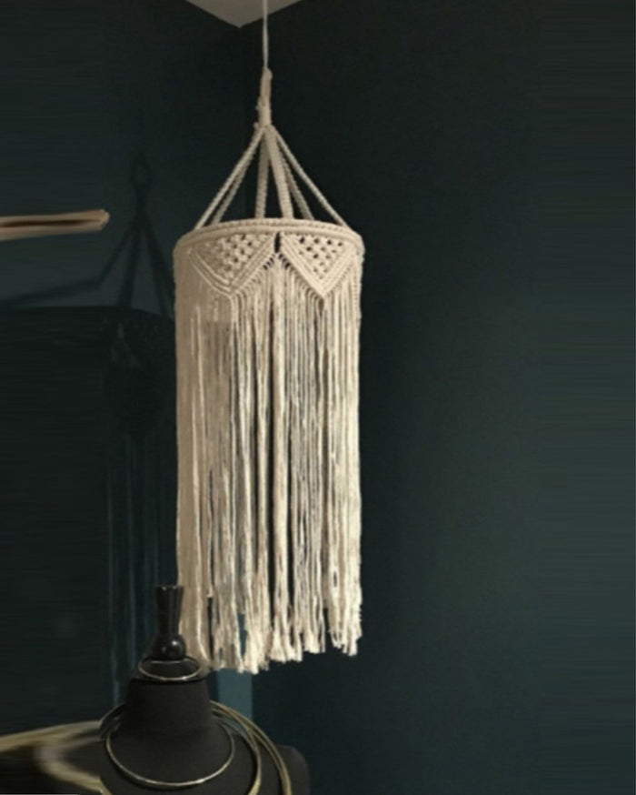 Chandelier Aakash White Kandil-Indiehaat