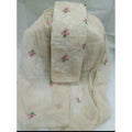 Kota Doria Yellow Suit Material 2 Piece Embroidered (Only Top and Dupatta)-Indiehaat