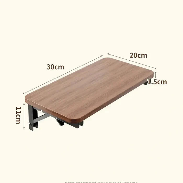 Clip-On Bedside Shelf Organizer with measurements for easy use.