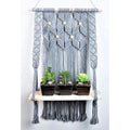 Colour Wooden Plank Holder 
Size: 30" Long 
Plank: 5"X16"
Material Cotton-Indiehaat