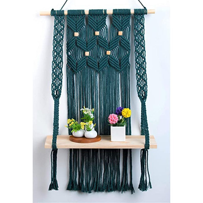 Colour Wooden Plank Holder 
Size: 30" Long 
Plank: 5"X16"
Material Cotton-Indiehaat