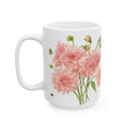 Dahlia Flower Ceramic Mug