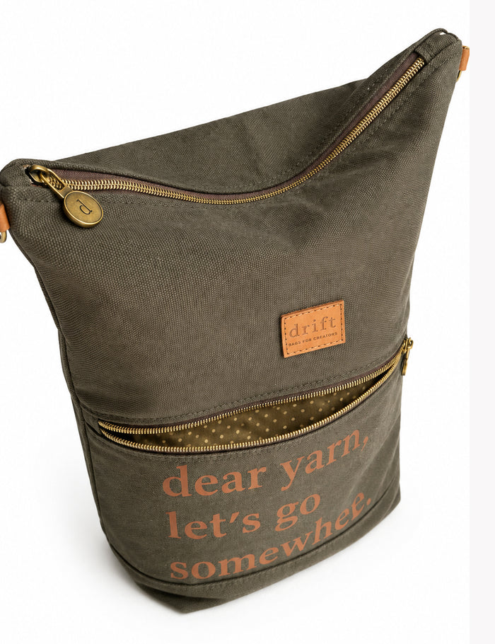 Dear Yarn Project Bag - Eucalypt