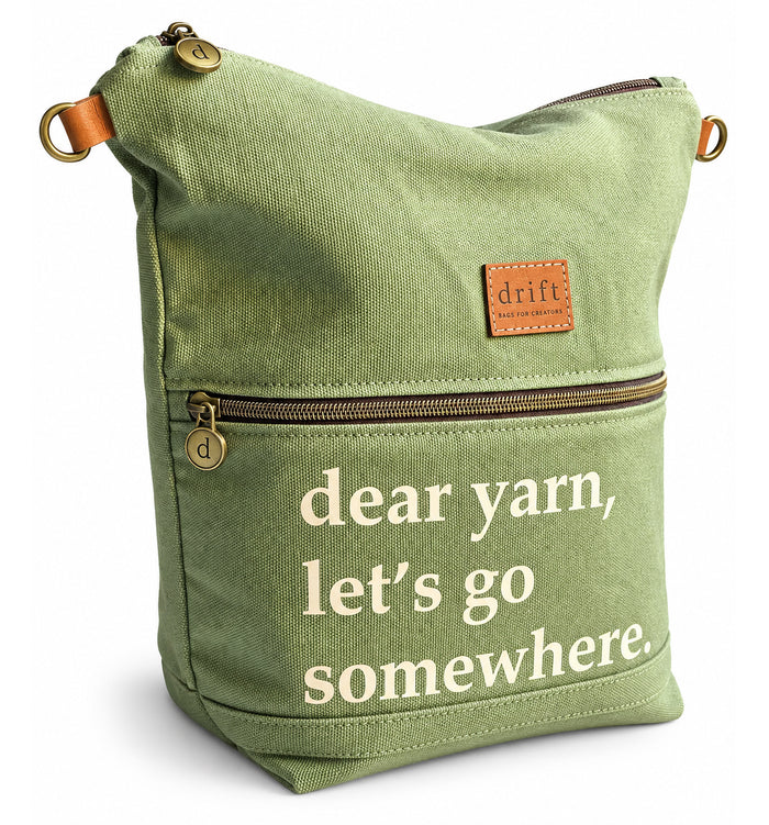 Dear Yarn Project Bag - River Gum