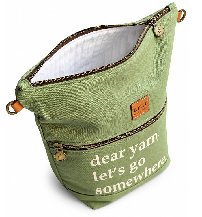 Dear Yarn Project Bag - River Gum