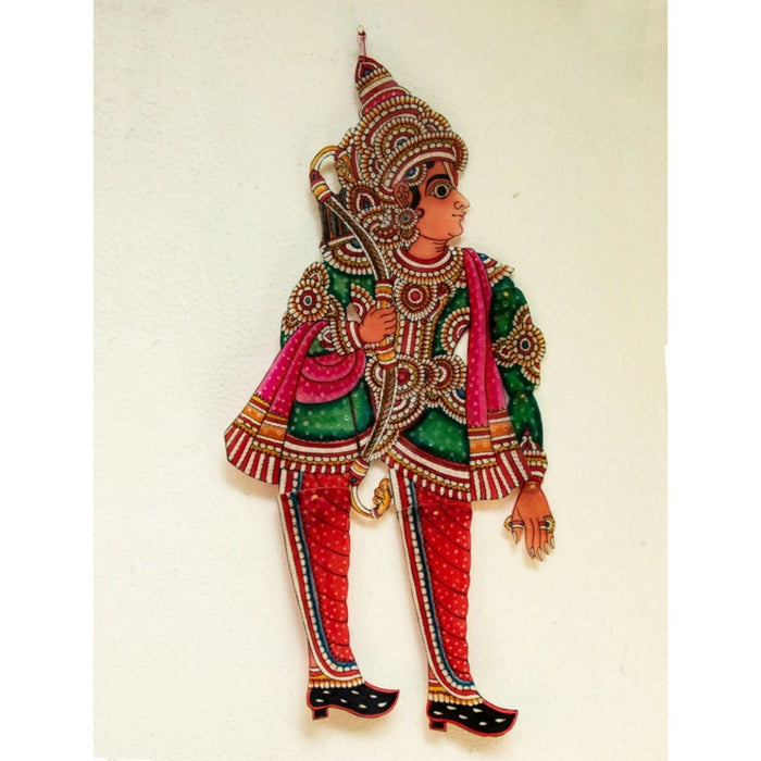 Multicolor Handcrafted Leather Laxman Painting
-Indiehaat