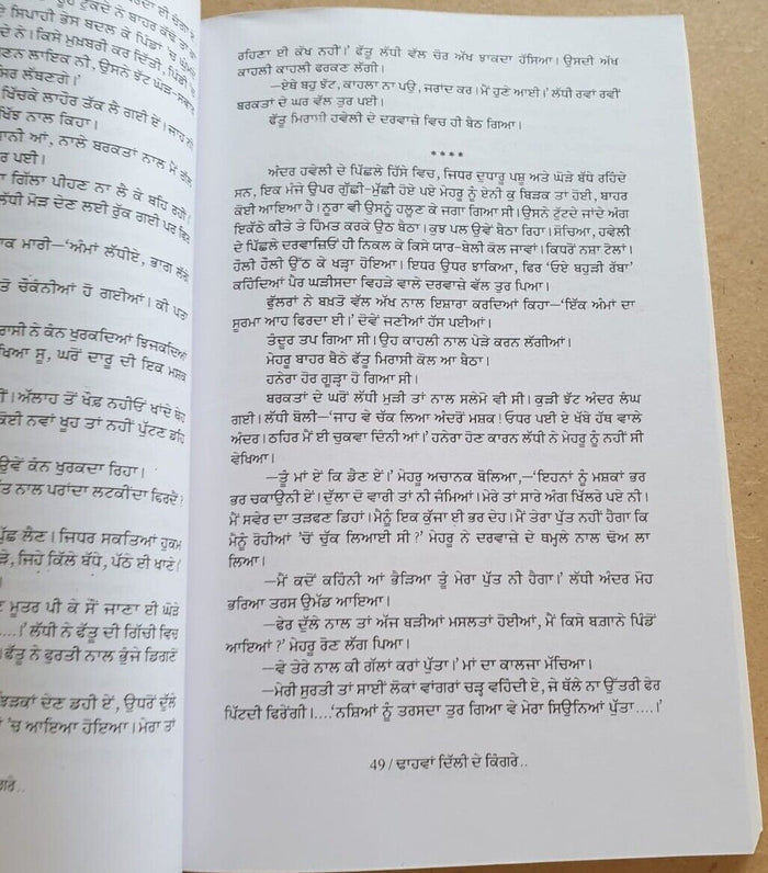 Dhaawan Dilli De Kingrey Dulla Bhatti Punjabi Novel Book Baldev Singh Sadaknama