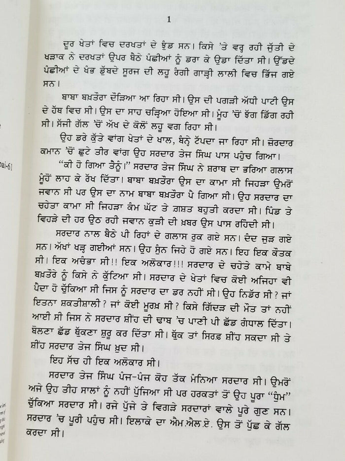 Dil darya samundro doongay novel punjabi buta singh shaad panjabi book b17 new