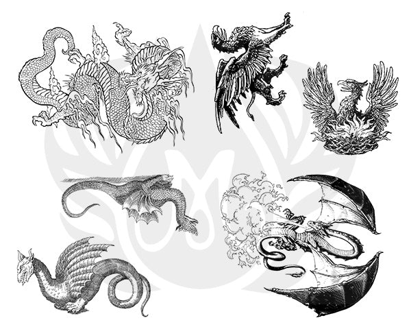 DSS0115 Dragons Silkscreen