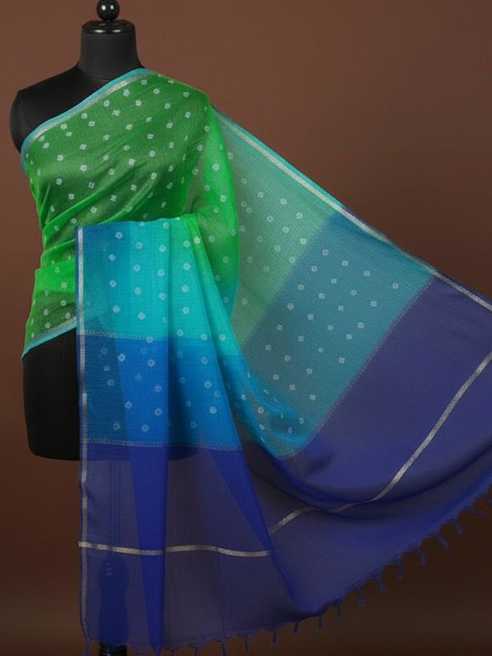 Dye & Drape Pure Silk Kota Lightweight Multicolor Dupatta