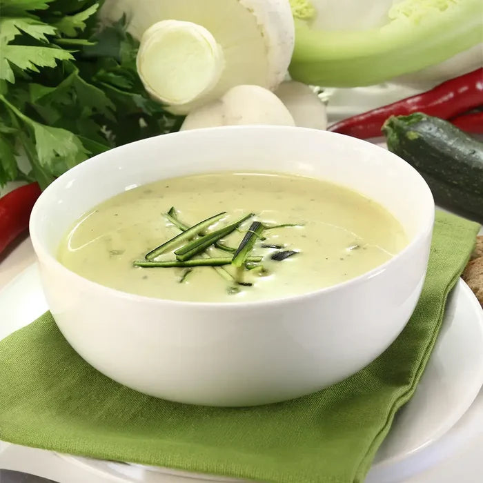 Eiweiß-Gemüsecremesuppe