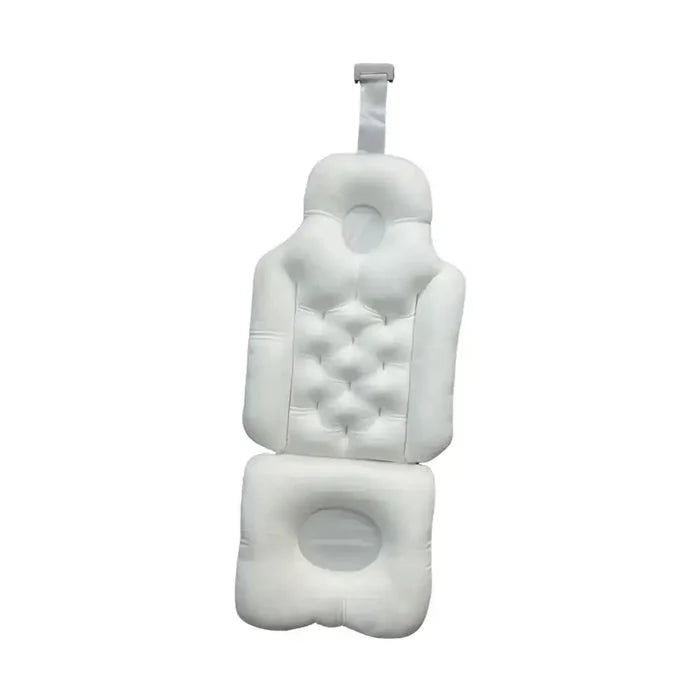 Ergonomic bath pillow and seat cushion for ultimate comfort