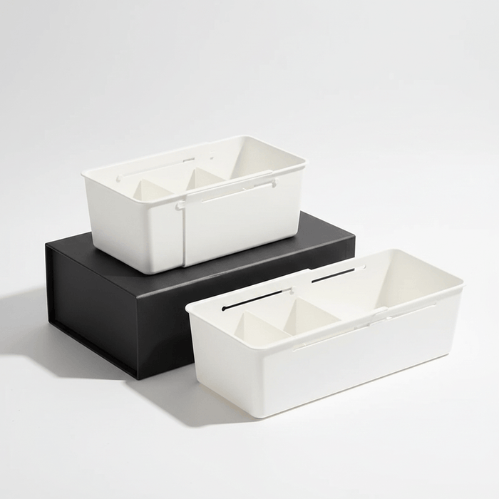 Expandable Drawer Organizer Storage Box | Foldable Divider for Kitchen, Bedroom & Snacks-3