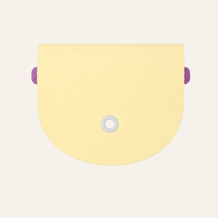 Flap Universal | Lemon Cream with Silver hardware