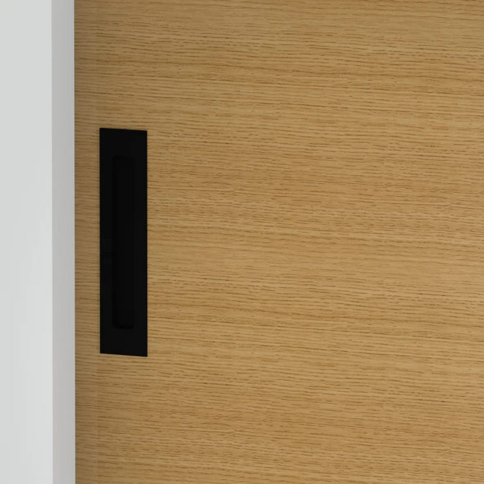 Flush Handle in Matt Black - 224mm Flush Handle