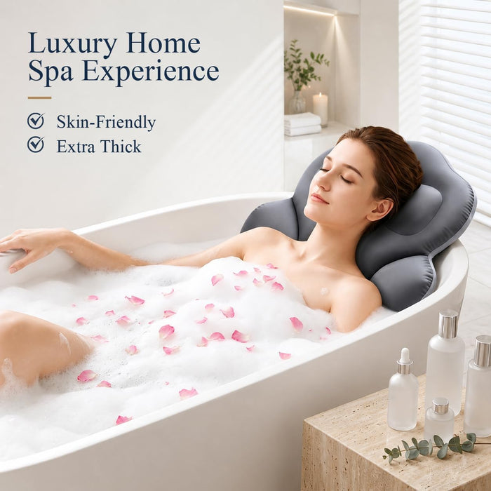 Ciieyuo Bath Pillow for Tub, Full Body Bathtub Pillow, Tub Cushion - image 3