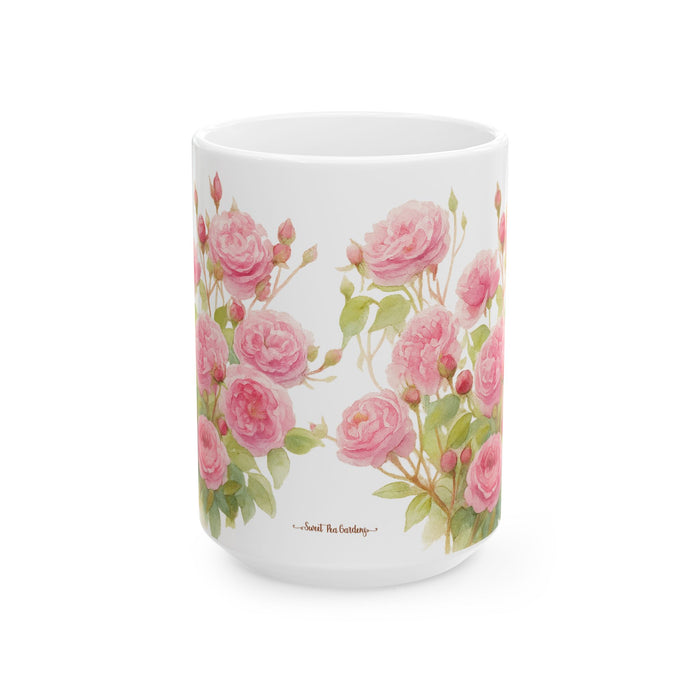 Garden Roses Ceramic Mug