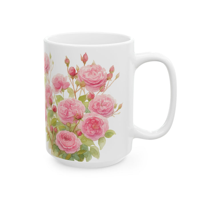 Garden Roses Ceramic Mug