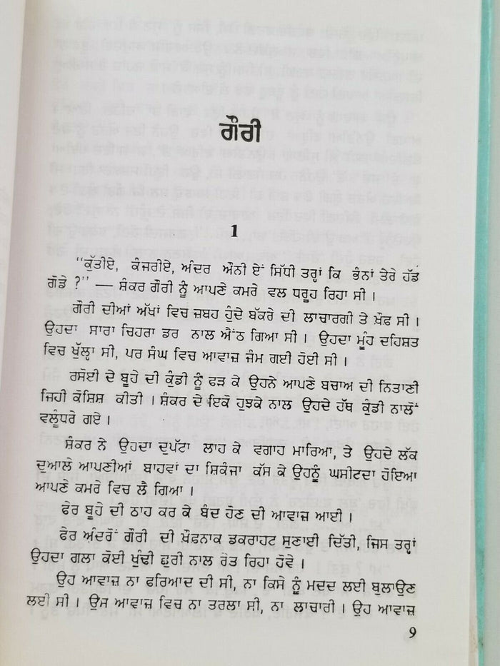 Gauri Punjabi Gurmukhi Novel Ajeet Cour Ajit Kaur Fiction Book Panjabi New Gift B6