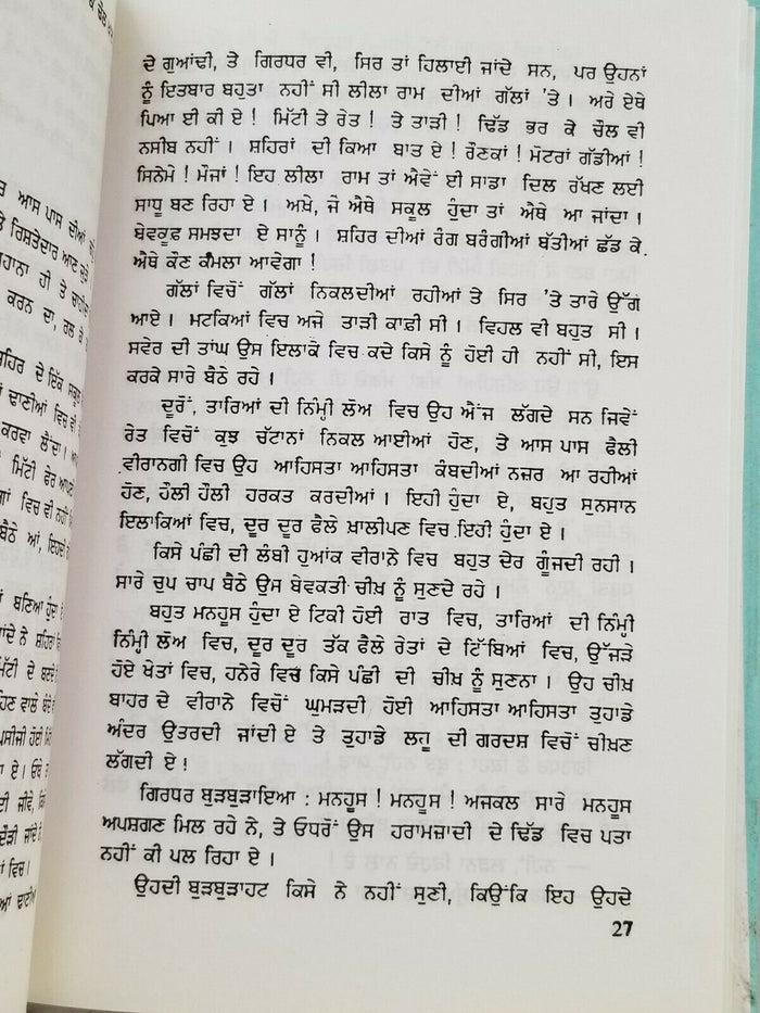 Gauri Punjabi Gurmukhi Novel Ajeet Cour Ajit Kaur Fiction Book Panjabi New Gift B6