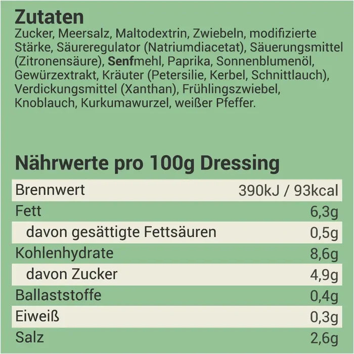 Gourmet-Dressing Vinaigrette