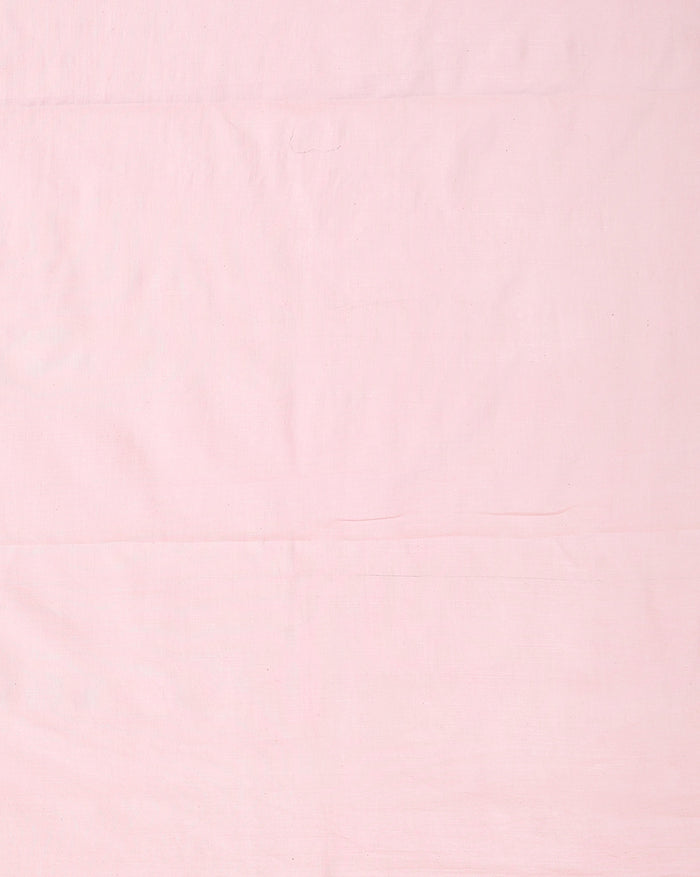 Gulmohar Slub Linen Rose Pink Unstitched Suit (T+B+D)