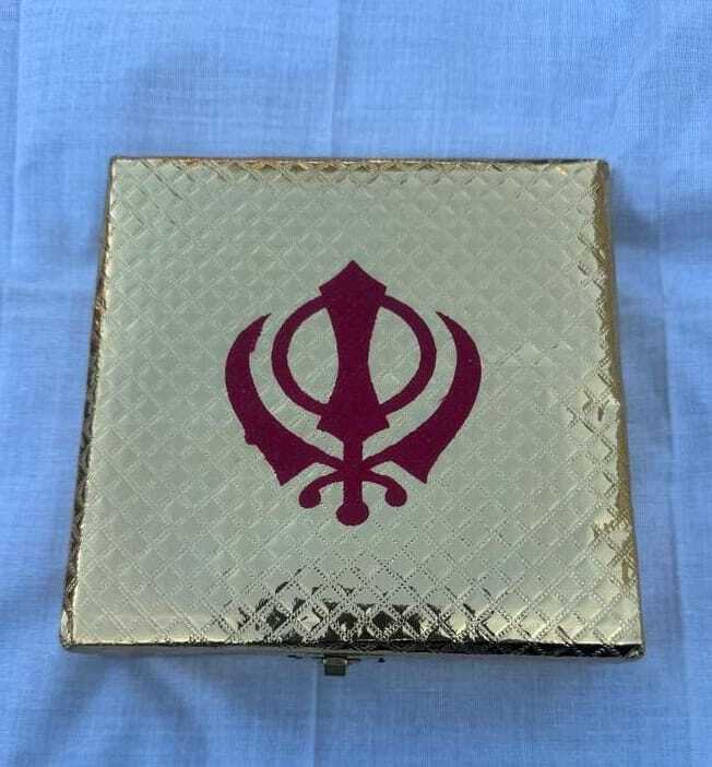 Gurbani Satkar Box for Sikh Holy Nitnem Sukhmani Gutka Sahib book Padded Khajana
