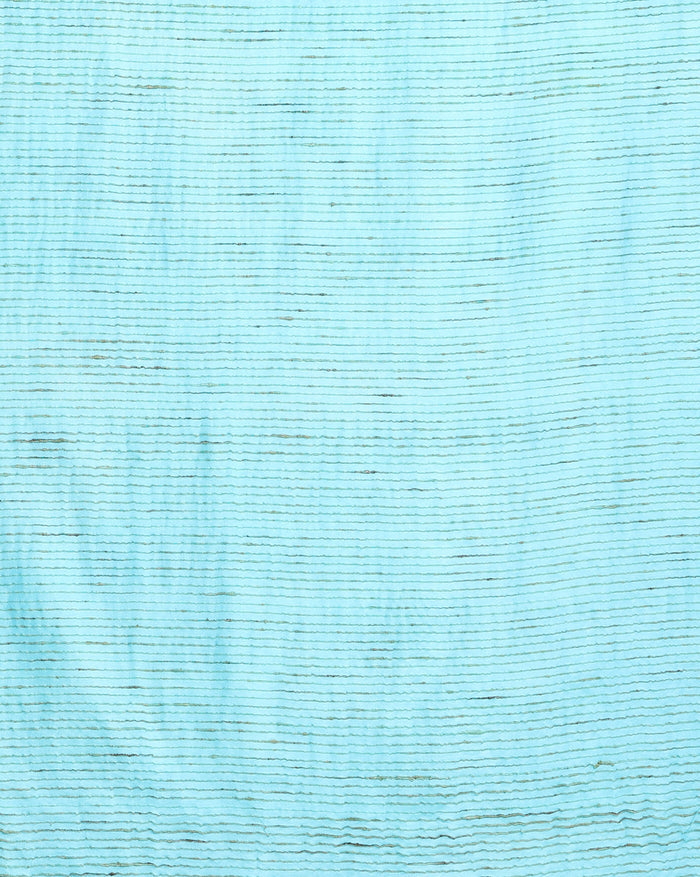 Handdyed Katan Silk Blue & Pink Contrast Suit (T+B+D)
