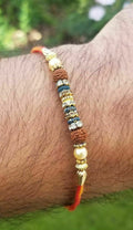 Hindu red thread evil eye protection stunning bracelet luck talisman amulet fg9